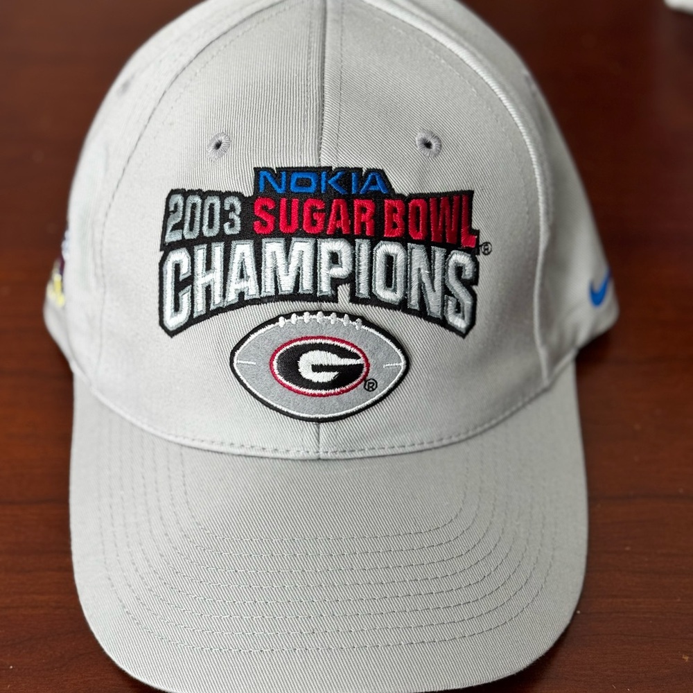 Official University of Georgia 2003 Nokia Sugar Bowl Champions hat
